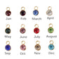 Personalised Initial & Birthstone Necklace