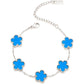 Clover Bracelet – Silver with Pearl Charms