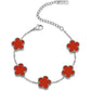 Clover Bracelet – Silver with Pearl Charms
