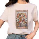 Women's Tarot Card Short Sleeve T-shirt