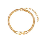 18k Gold "Love" Bracelet – Spiritual Jewellery for Self-Love and Connection