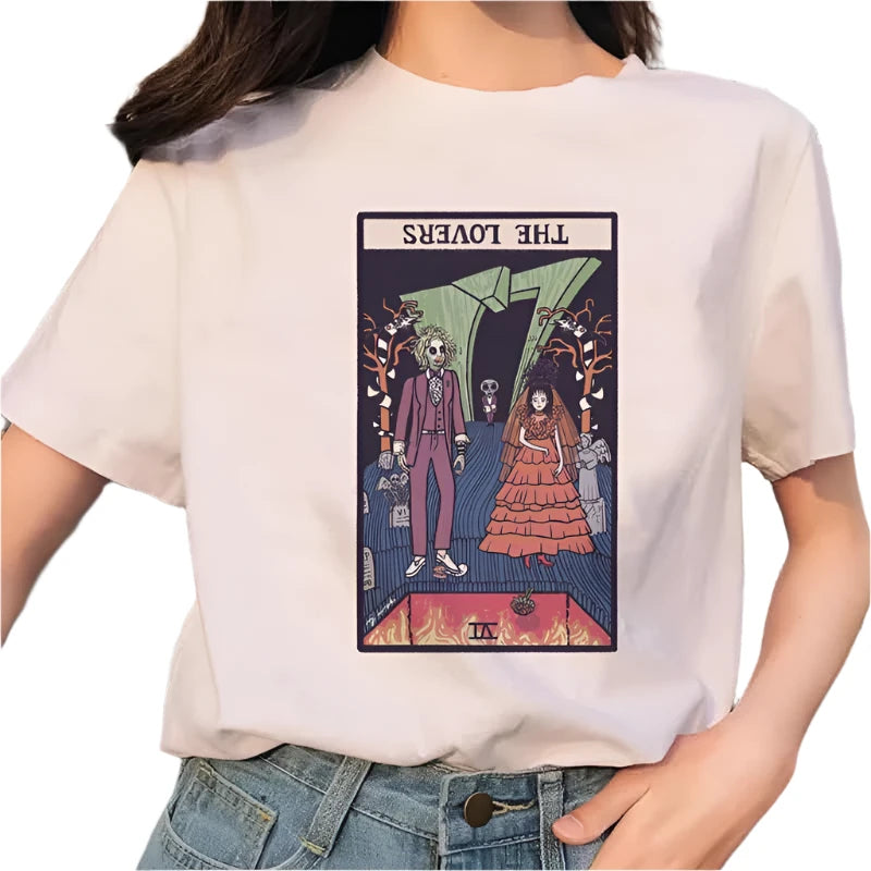 Women's Tarot Card Short Sleeve T-shirt