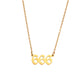 Angel Numbers 18K Gold Necklace – Spiritual Pendant for Balance, Protection, and Growth