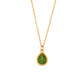 Harmony Stones - Dainty White Quartz 18K Gold Necklace and Earrings Set