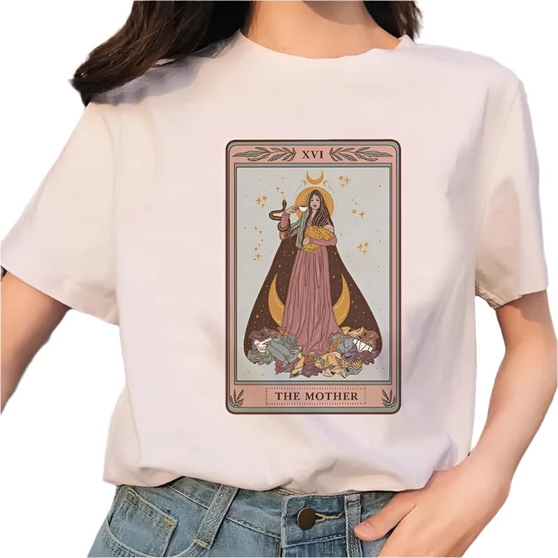 Women's Tarot Card Short Sleeve T-shirt