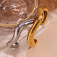 Wave Cuff Bracelet – 18K Gold-Plated