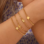 18k Gold "Love" Bracelet – Spiritual Jewellery for Self-Love and Connection