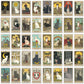 Vintage Classic Cat Style Tarot Cards Stickers