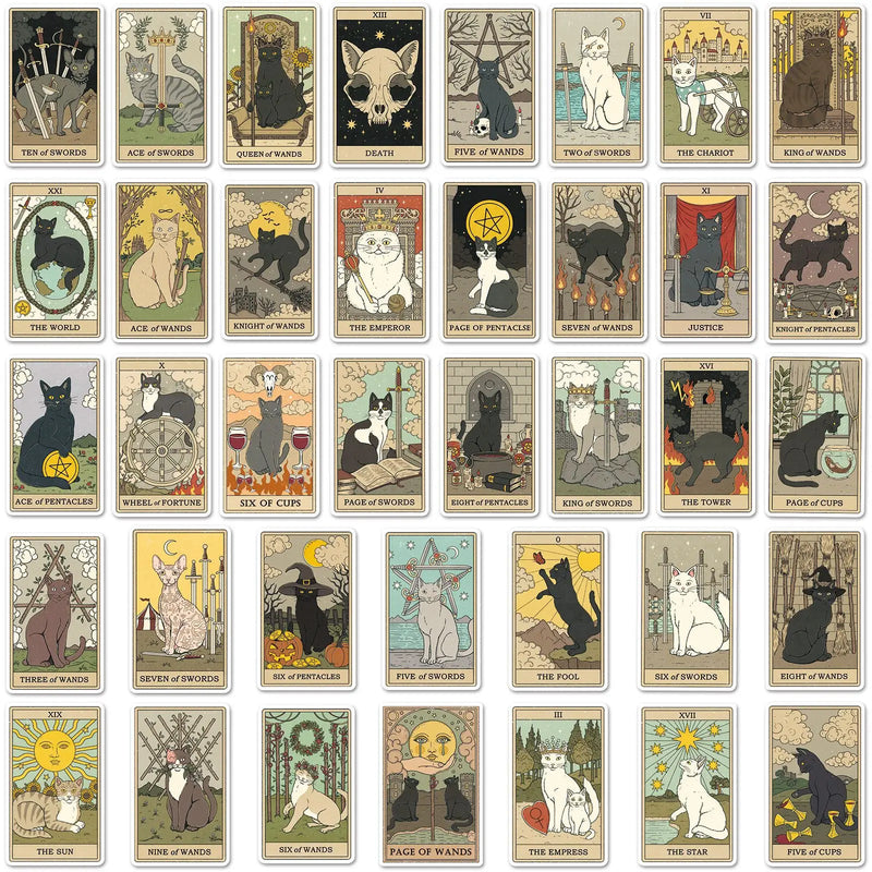 Vintage Classic Cat Style Tarot Cards