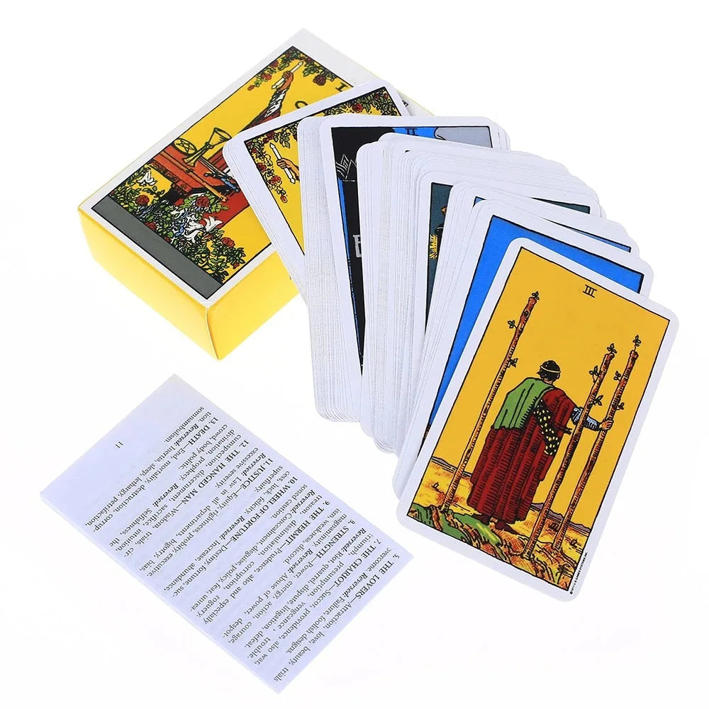 The Original Smith-Waite Tarot Cards Deck With Guidebook for Beginners
