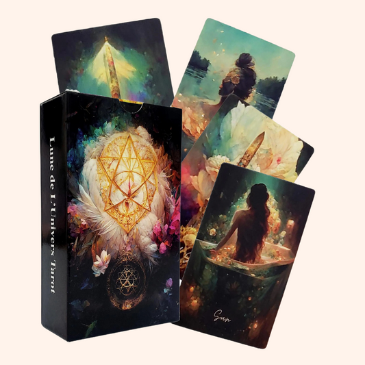 Universe Moon Tarot Cards with Guide Book