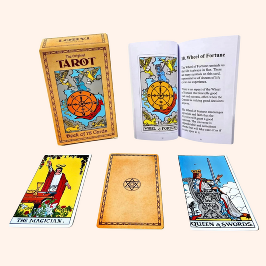 The Original Smith-Waite Tarot Cards Deck With Guidebook for Beginners